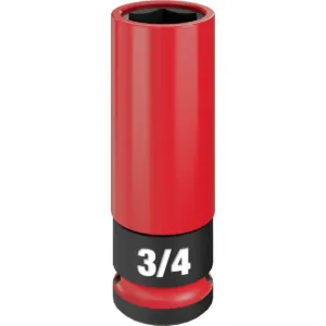 Milwaukee Tool SHOCKWAVE Impact Duty 1/2 Drive 3/4" SAE Lug Nut Wheel Socket
