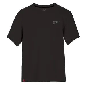 Milwaukee Tool HYBRID WORK TEE - SS BLACK L