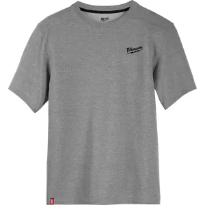 Milwaukee Tool HYBRID WORK TEE- SS GRAY 3X
