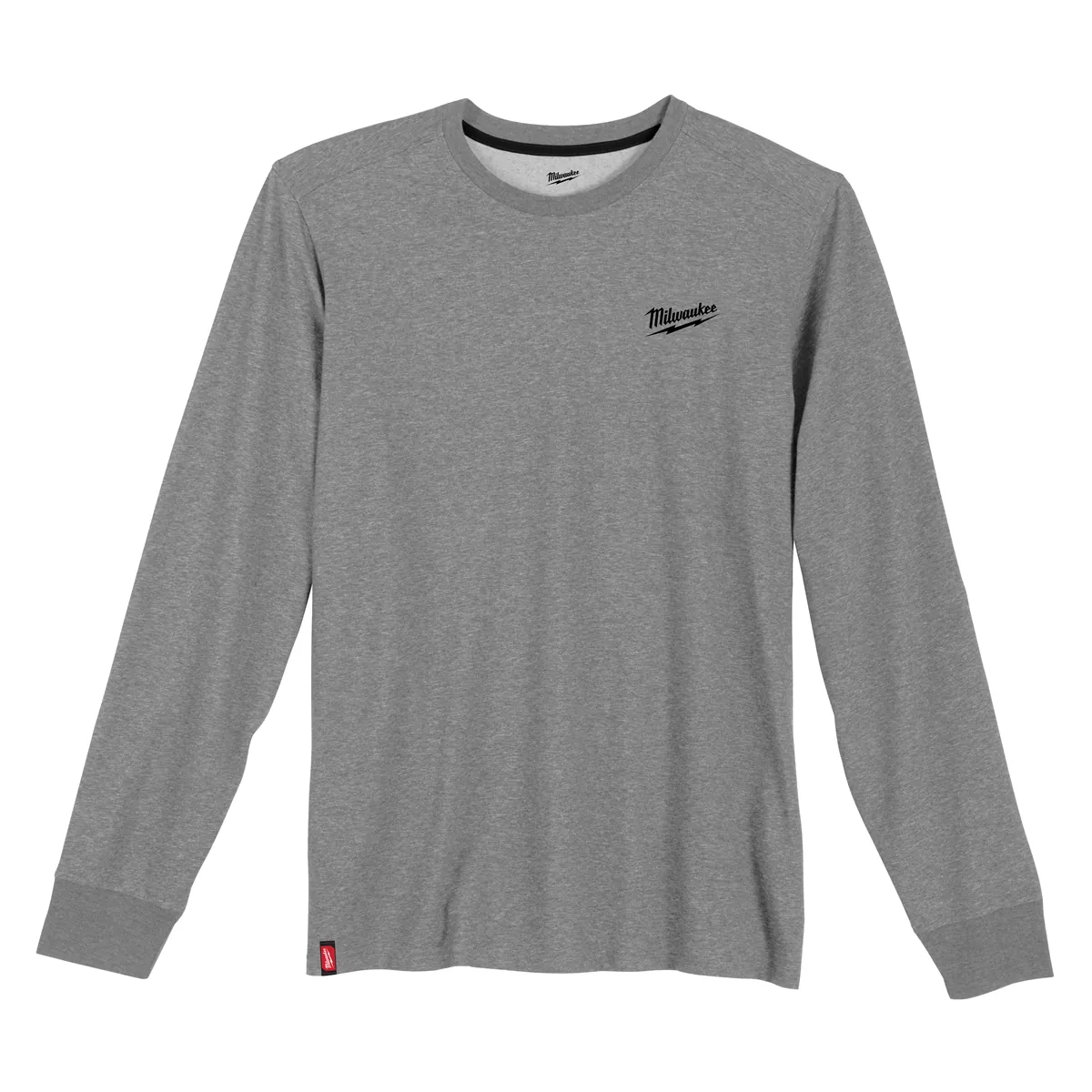 Milwaukee Tool HYBRID WORK TEE- LS GRAY L