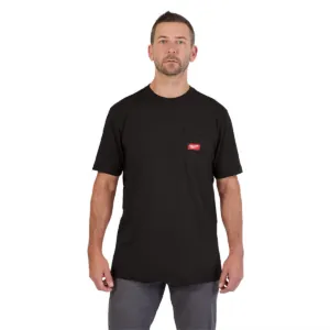 Milwaukee Tool GRIDIRON Pocket T-Shirt - Short Sleeve Black 2X