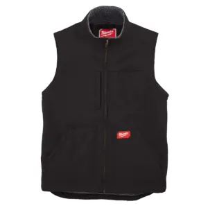 Milwaukee Tool HEAVY DUTY SHERPA-LINED VEST - BLACK 3X