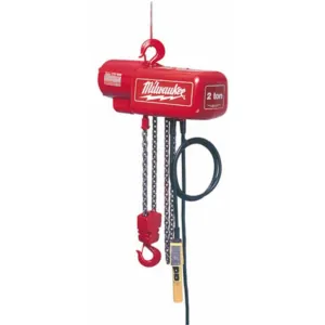 Milwaukee Tool 2 TON ELECTRIC CHAIN HOIST 10 FT. LIFT, 8 FT. PER MINUTE