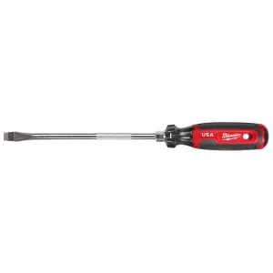 Milwaukee Tool 3/8" Slotted 8" Cushion Grip Screwdriver (USA)