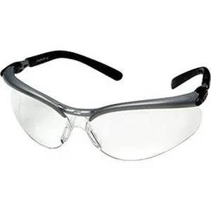 3M BX Protective Eyewear 11380-00000-20 Clear Anti-Fog Lens Silver/Black Frame 20 ea/Case