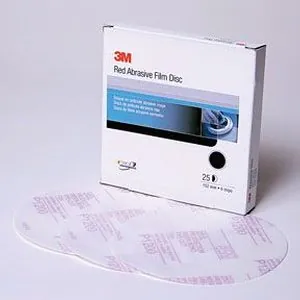 SANDING DISC RED HOOKIT 6IN DISC P800 50 BOX