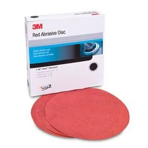 SANDING DISC RED HOOKIT 6IN DISC P600 50 BOX