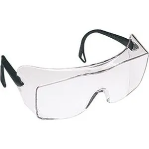 3M OX Protective Eyewear 2000 12166-00000-20 Clear Anti-Fog Lens Black Secure Grip Temple 20 EA/CS