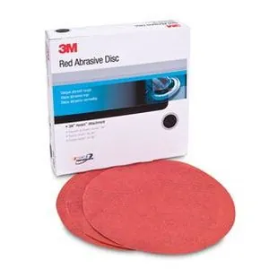 SANDING DISC RED HOOKIT 6IN DISC P220 50 BOX