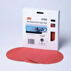 ABRASIVE DISC RED STIKIT 6IN P320 25 PER PACK