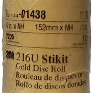 SANDING DISC GOLD STIKIT 6IN P220 175 DISC ROLL