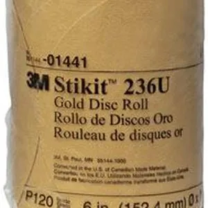SANDING DISC GOLD STIKIT 6IN P120A 175 DISC ROLL