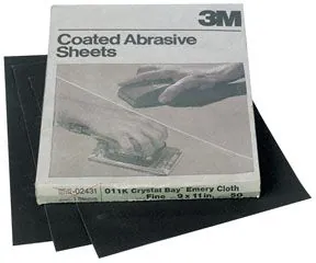 SHEET 9X11 MED. CRYSTAL BAY EMERY 50/SL (60G)
