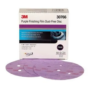 PURPLE FINISHING FILM HOOKIT 6IN P2000 50/BOX
