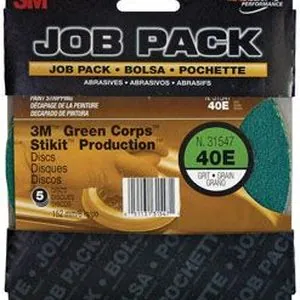 GREEN CORP STKIT SANDING DISC 6IN 40E 5 PER PACK