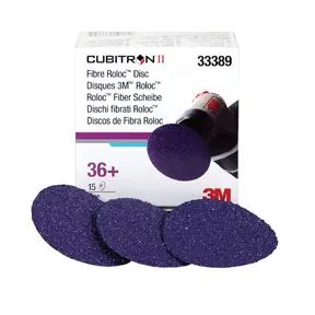 3 Cubitron II Fibre Roloc 36+ Grade Disc