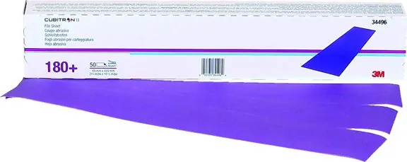 CUBITRON II HOOKIT 180+ GRADE FILE SHEET