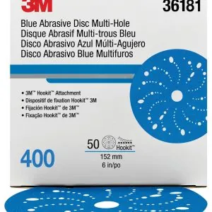 3M Hookit Blue Abrasive Disc Multi-hole 6 400 Grade