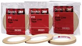 TAPE FINELINE 1/4X60YD GREEN 218 ROLL