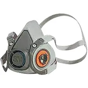 RESPIRATOR HALF FACE SMALL NO CARTRIDGE