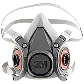 RESPIRATOR HALF FACE LRG NO CARTRIDGE