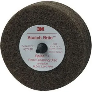 SCOTCH-BRITE RIVET CLEANING DISC 4 X 1 1/4