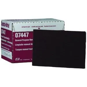 Scotch-Brite Hand Pad 7447, HP-HP, A/O Very Fine, Maroon, 6 in x 9 in