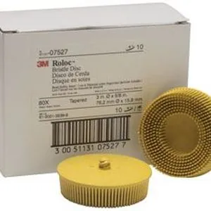 DISC BRISTLE 3 INCH 80 GRIT YELLOW