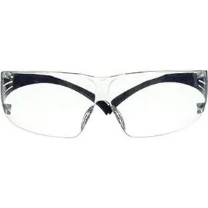 3M 200 Series SF201SGAF-BLU Blue Temples Clear Scotchgard Anti-Fog Lens 20 ea/Case