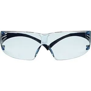 3M 200 Series SF204SGAF-BLU Blue Temples Light BlueScotchgard Anti-Fog Lens 20 EA/Case