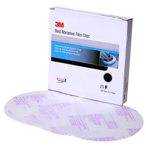 3M FILM DISC 01184 6 IN P1500 25/BOX
