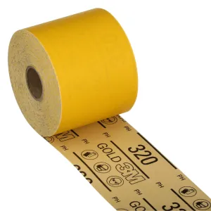 3M Stikit Gold Sheet Roll 02787, 320, 2-3/4-inch x 45 yd (70mm x 41 m)