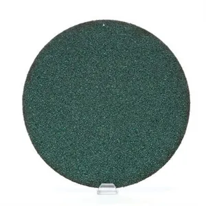3M Green Corps 00515 751U Series Abrasive Disc, 6 in Dia, P40 Grit, Hook and Loop, Green