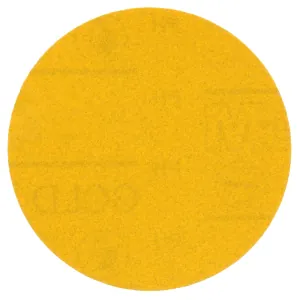 3M Hookit Gold Abrasive Disc 09253, 150, 6-inch (150mm), No Hole