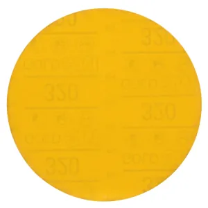 3M Hookit Gold Abrasive Disc 09257, 320, 6-inch (150mm), No Hole