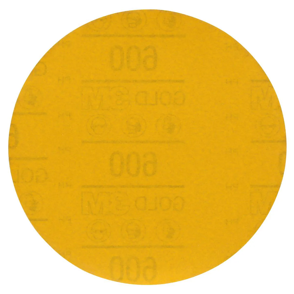 3M Hookit Gold Abrasive Disc 09260, 600, 6-inch (150mm), No Hole