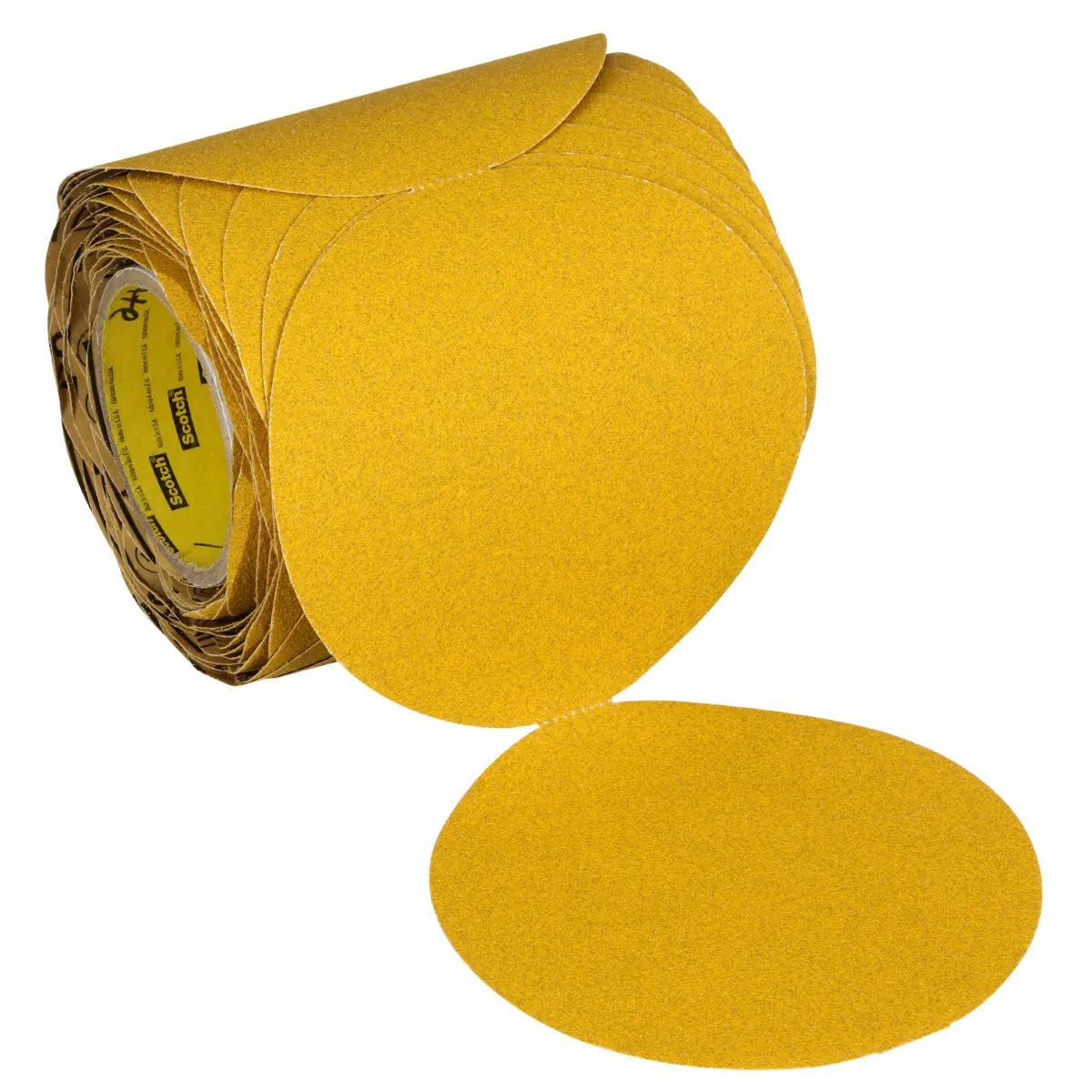 3M Stikit Gold Abrasive Disc Roll 09301, 80D, 5-inch (125mm), No Hole