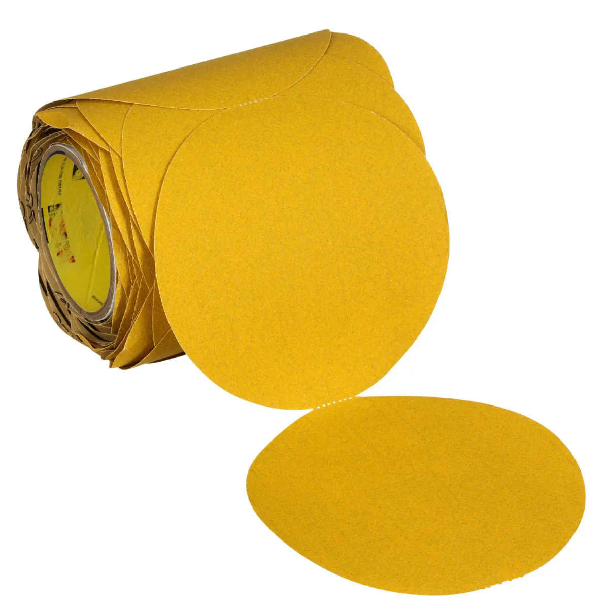 3M Stikit Gold Abrasive Disc Roll 09312, 120, 6-inch (150mm), No Hole