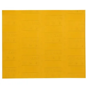 3M Gold Abrasive Sheet 12537, 600, 9-inch x 11-inch (229mm x 280mm)