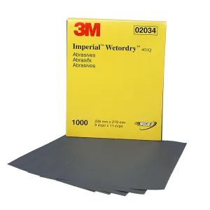 3M PAPER SHEETS IMPERIAL 9"X 11" ULTRA FINE 1000 50/S