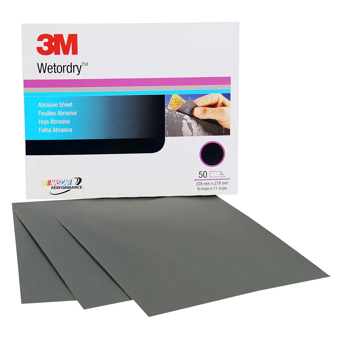 3M PAPER SHEETS IMPERIAL WETORDRY 9"X 11" P600 50/SL