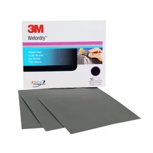 3M PAPER SHEETS IMPERIAL WETORDRY 9"X 11" P400 50/SL