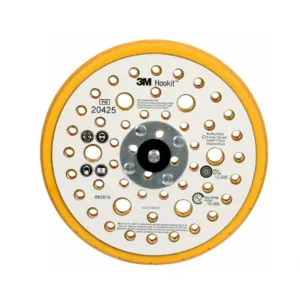 3M Xt3M Xtract&trade; Low Profile Finishing Back-up Pad, 20425, 152 mm x 17.5 mm x 7.93 mm, External 53 Holes, 10 ea/Case