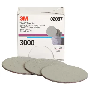 3M 3" TRIZACT HOOKIT DISCS 15/BX