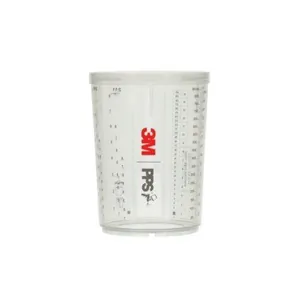 3M PPS 26023 Series 2.0 Large Hard Cup, 850 mL, Use With: Quarter-Turn 2.0 Lid Locking System