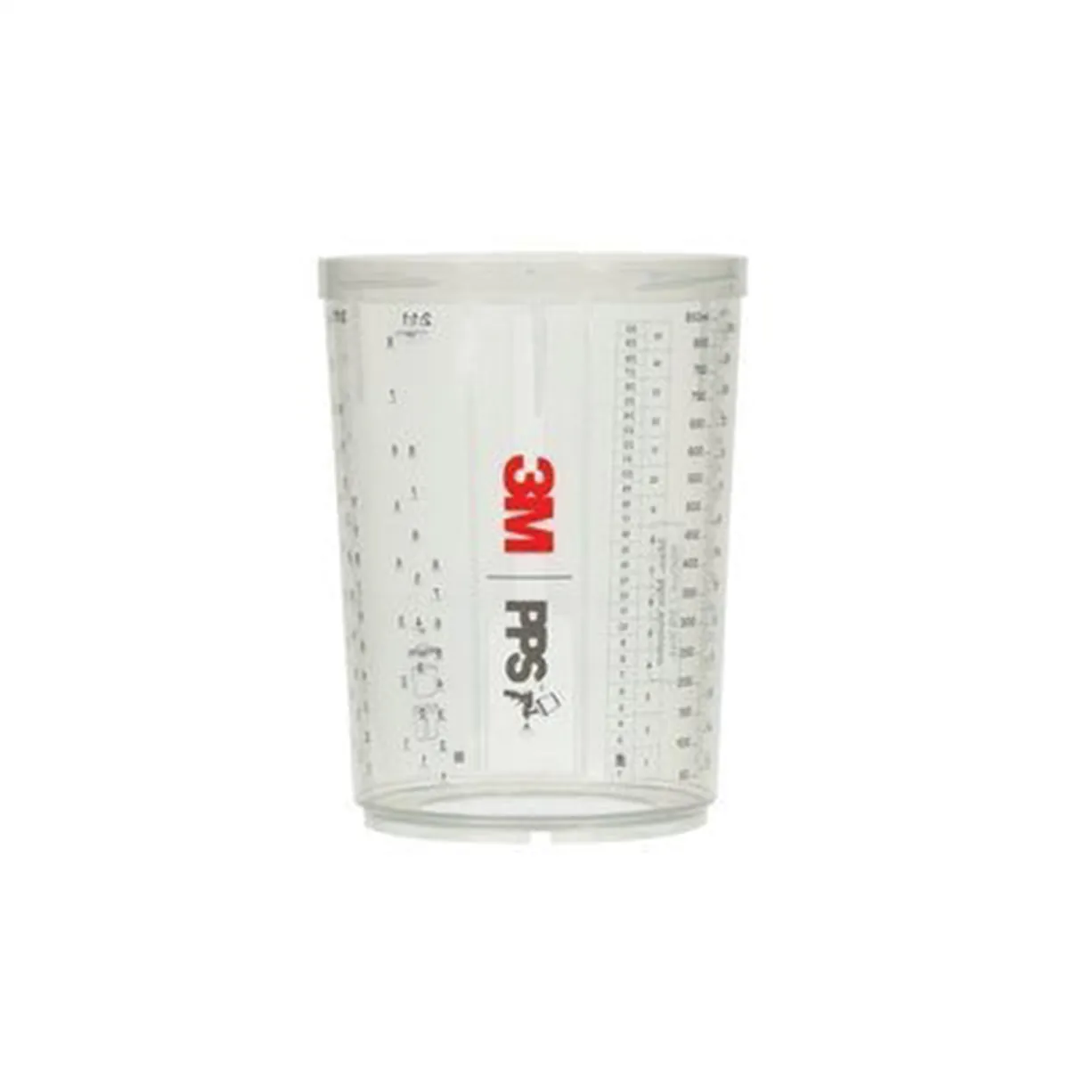 3M PPS 26023 Series 2.0 Large Hard Cup, 850 mL, Use With: Quarter-Turn 2.0 Lid Locking System