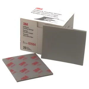 3M SPONGE SHEETS SOFTBACK 4-1/2"X5-1/2" FINE 20/BX