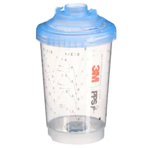 3M PPS Series 2.0 Vented Spray Cups Kit (13.5 fl oz, 400 ml) 125 Micron