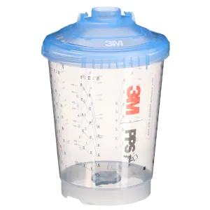 3M PPS Series 2.0 Vented Spray Cups Kit (23.7 fl oz, 700 ml) 125 Micron