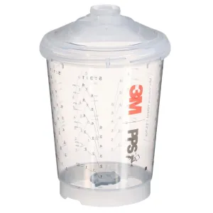 3M Spray Cups Kit 26263, Standard (23.7 fl oz, 700 ml), 200 Micron Filter